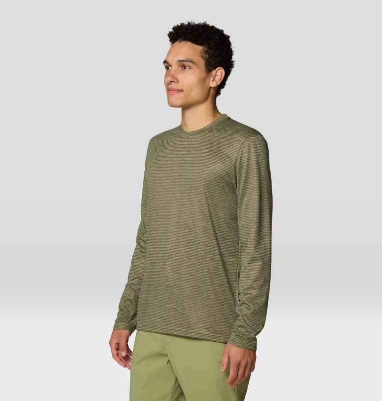 Men's Sunblocker Long Sleeve, Color: Mantis Heather, image 6