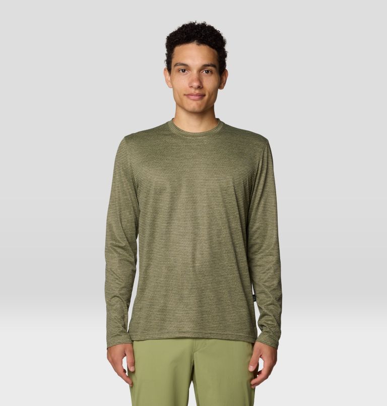 Men's Sunblocker Long Sleeve, Color: Mantis Heather, image 1