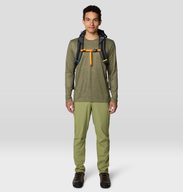 Men's Sunblocker Long Sleeve, Color: Mantis Heather, image 2