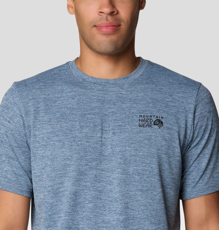 Men's Sunblocker Short Sleeve, Color: Adriatic Blue Heather, image 5