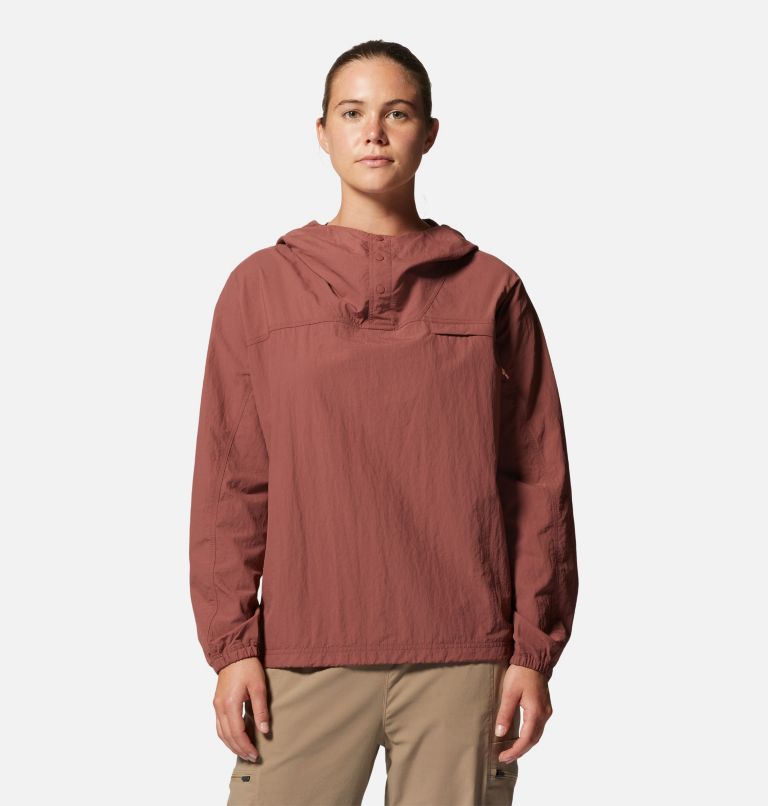 Thumbnail: Women's Stryder Anorak, Color: Clay Earth, image 1