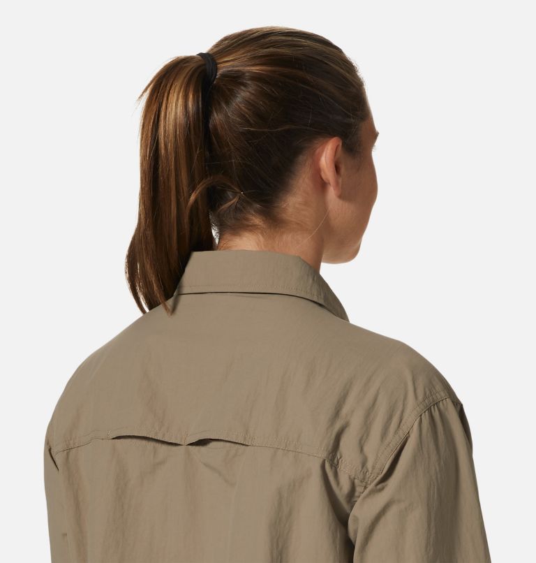 Women's Stryder Long Sleeve Shirt, Color: Khaki, image 5