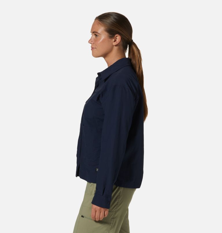 Women's Stryder Long Sleeve Shirt, Color: Dark Zinc, image 3