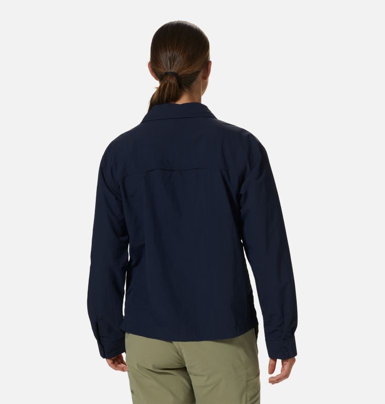 Thumbnail: Women's Stryder Long Sleeve Shirt, Color: Dark Zinc, image 2