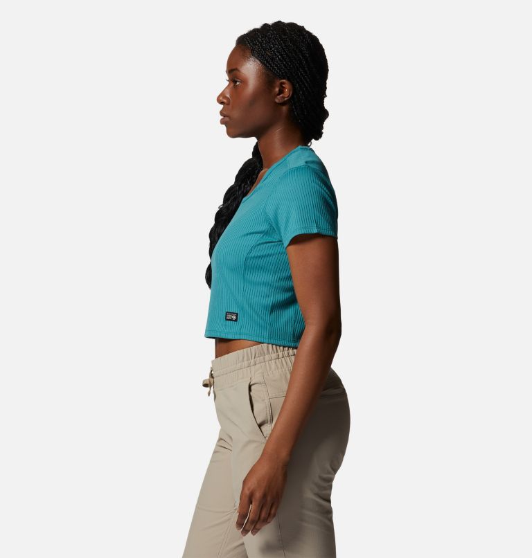 Women's Summer Rib Short Sleeve, Color: Palisades, image 3
