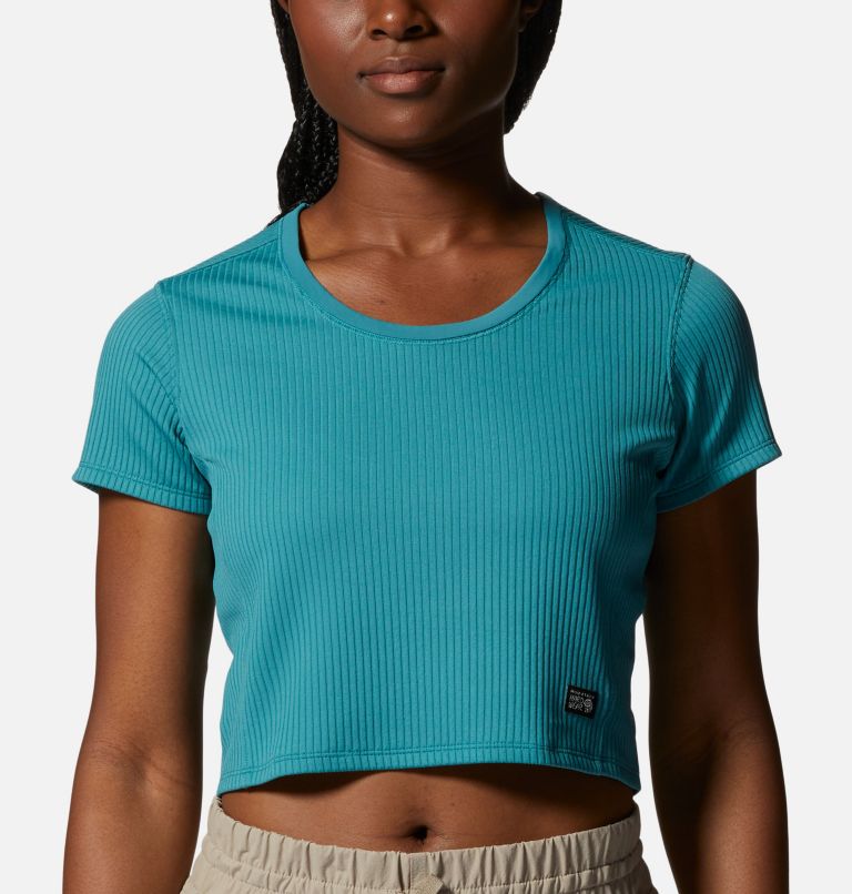Women's Summer Rib Short Sleeve, Color: Palisades, image 4