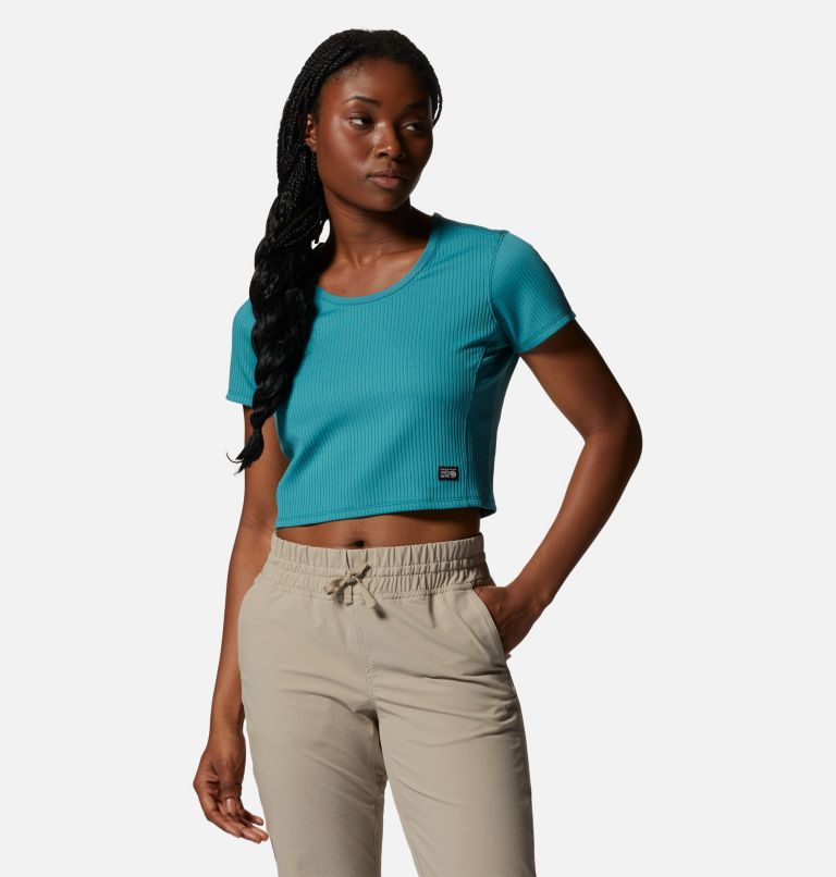 Women's Summer Rib Short Sleeve, Color: Palisades, image 5