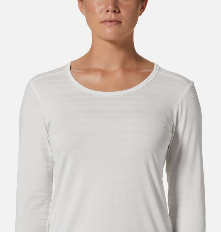 T-shirt à manches longues Mighty Stripe Femme, Color: Fogbank, image 4