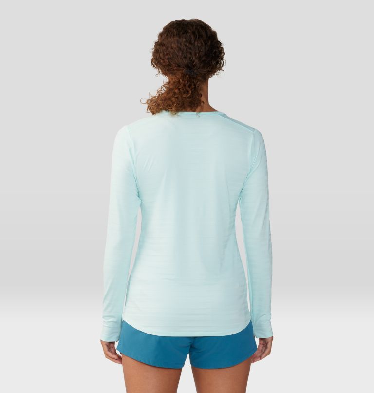 Women's Mighty Stripe Long Sleeve, Color: Pale Ice, image 2