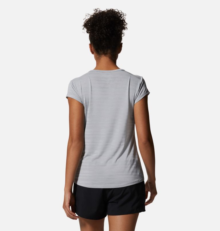 Women's Mighty Stripe Short Sleeve, Color: Glacial, image 2