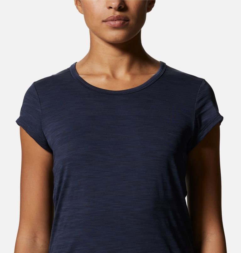Women's Mighty Stripe Short Sleeve, Color: Dark Zinc, image 4