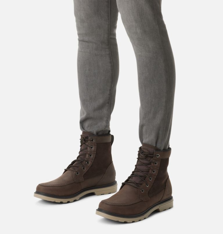 Men's Carson Storm Boot, Color: Blackened Brown, Khaki II, image 8