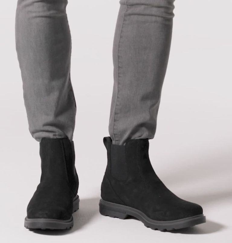 Men's Carson Chelsea Boot, Color: Black, Jet