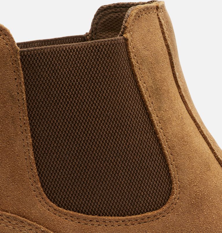 Thumbnail: Men's Carson Chelsea Boot, Color: Camel Brown, Oatmeal, image 8