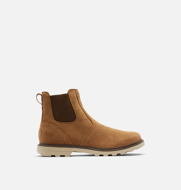 Men's Carson Chelsea Boot, Color: Camel Brown, Oatmeal, image 1