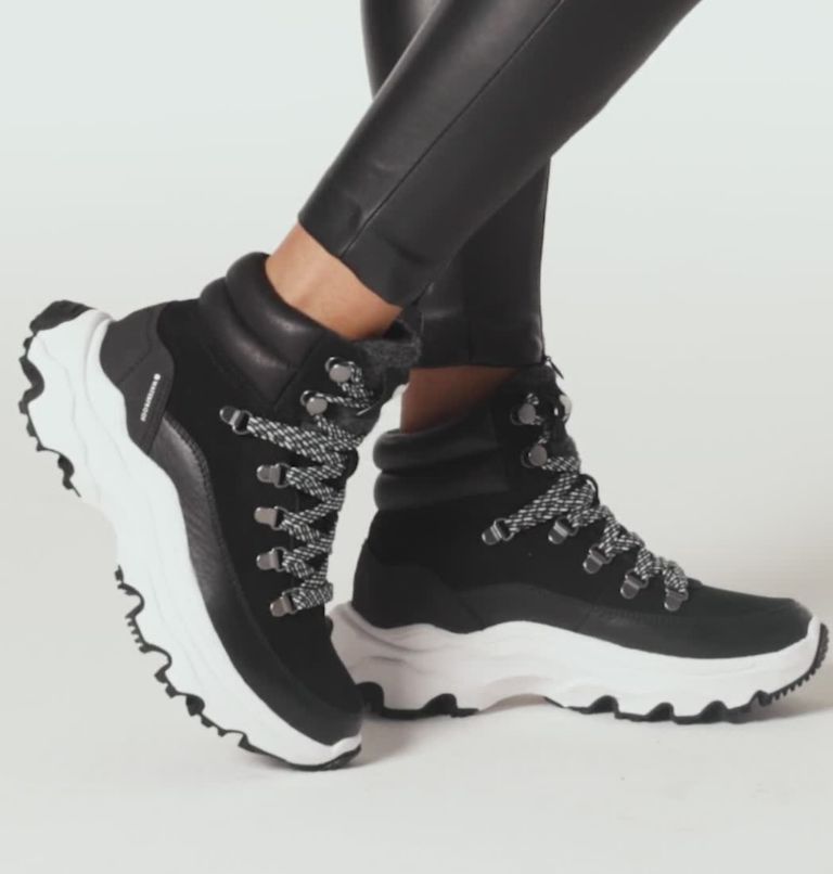 Women's Kinetic Breakthru Conquest Sneaker Boot, Color: Black, Sea Salt