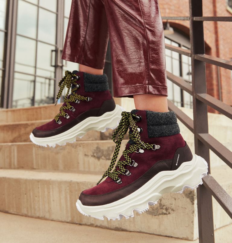 sorel kinetic lace up boot