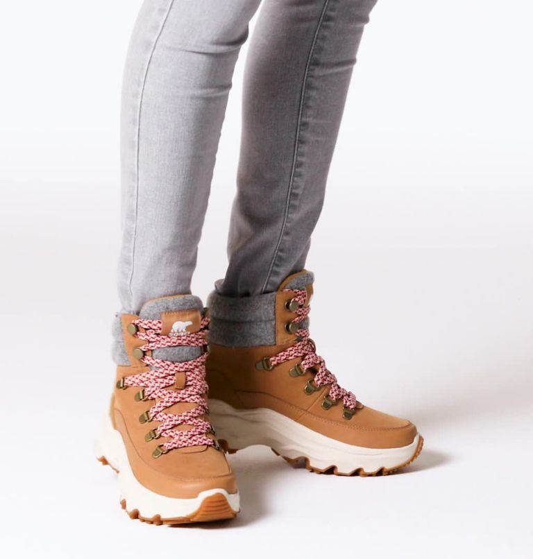 Women's Kinetic Breakthru Conquest Sneaker Boot, Color: Tawny Buff, Velvet Tan