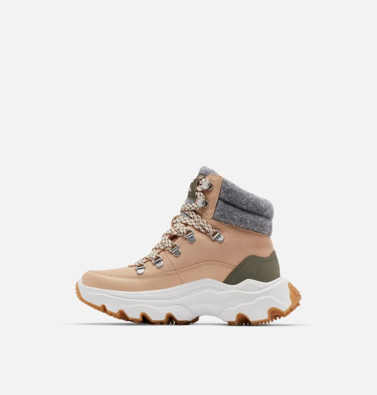 Women's Kinetic Breakthru Conquest Waterproof Bootie, Color: Nova Sand, Stone Green, image 4