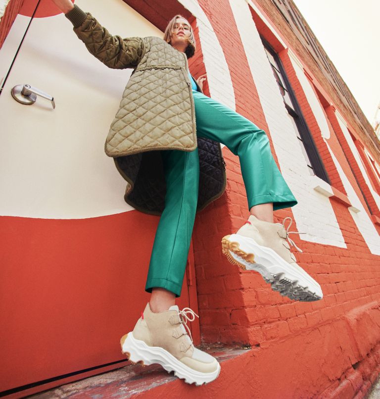 Thumbnail: Women's Kinetic Breakthru Caribou Sneaker Boot, Color: Nova Sand, Stone Green, image 12