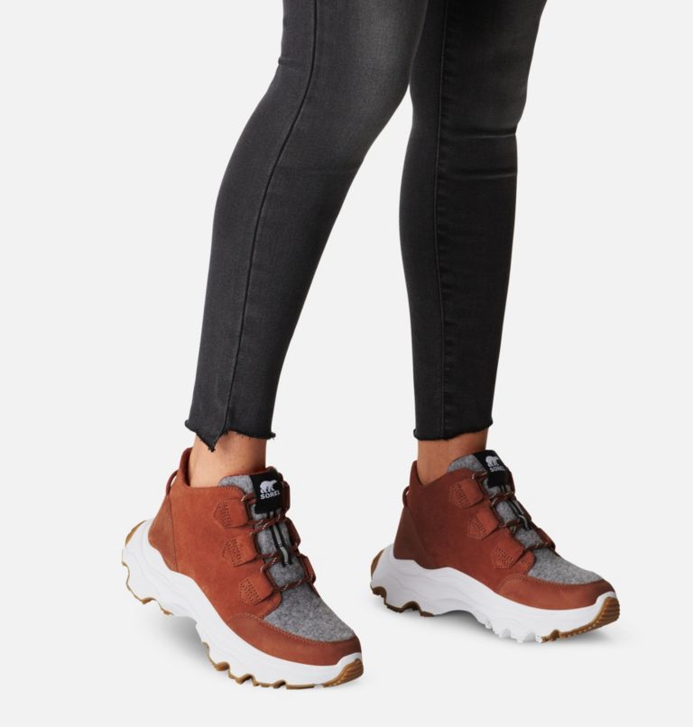 Women s Kinetic Breakthru Caribou Sneaker Boot SOREL