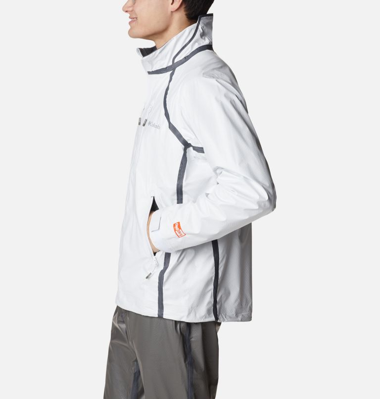 Men's OutDry Extreme Mesh Golf Jacket, Color: White, Graphite, image 3