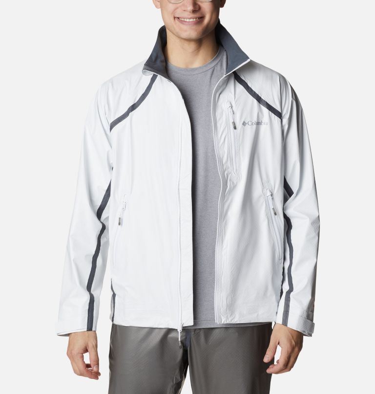 Men's OutDry Extreme Mesh Golf Jacket, Color: White, Graphite, image 9
