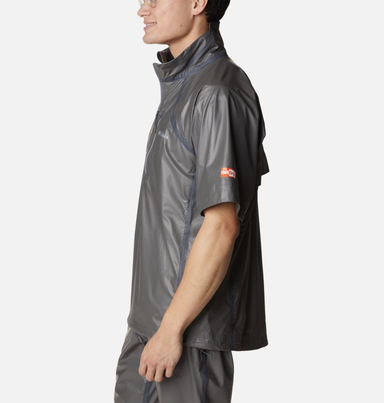 Men's OutDry Extreme Mesh Half Zip Golf Shirt, Color: City Grey, Key West, image 3