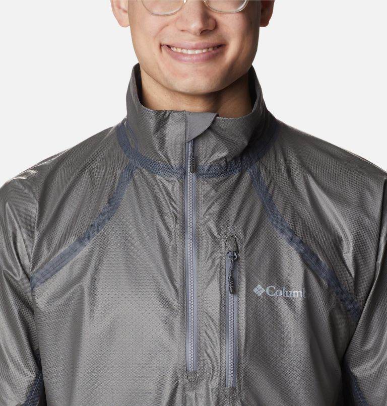 Men's OutDry Extreme Mesh Half Zip Golf Shirt, Color: City Grey, Key West, image 4