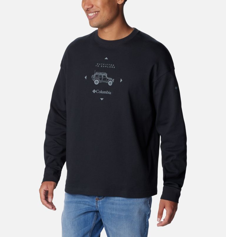 Long Sleeve Hoodie Tee Heather Loganberry / L