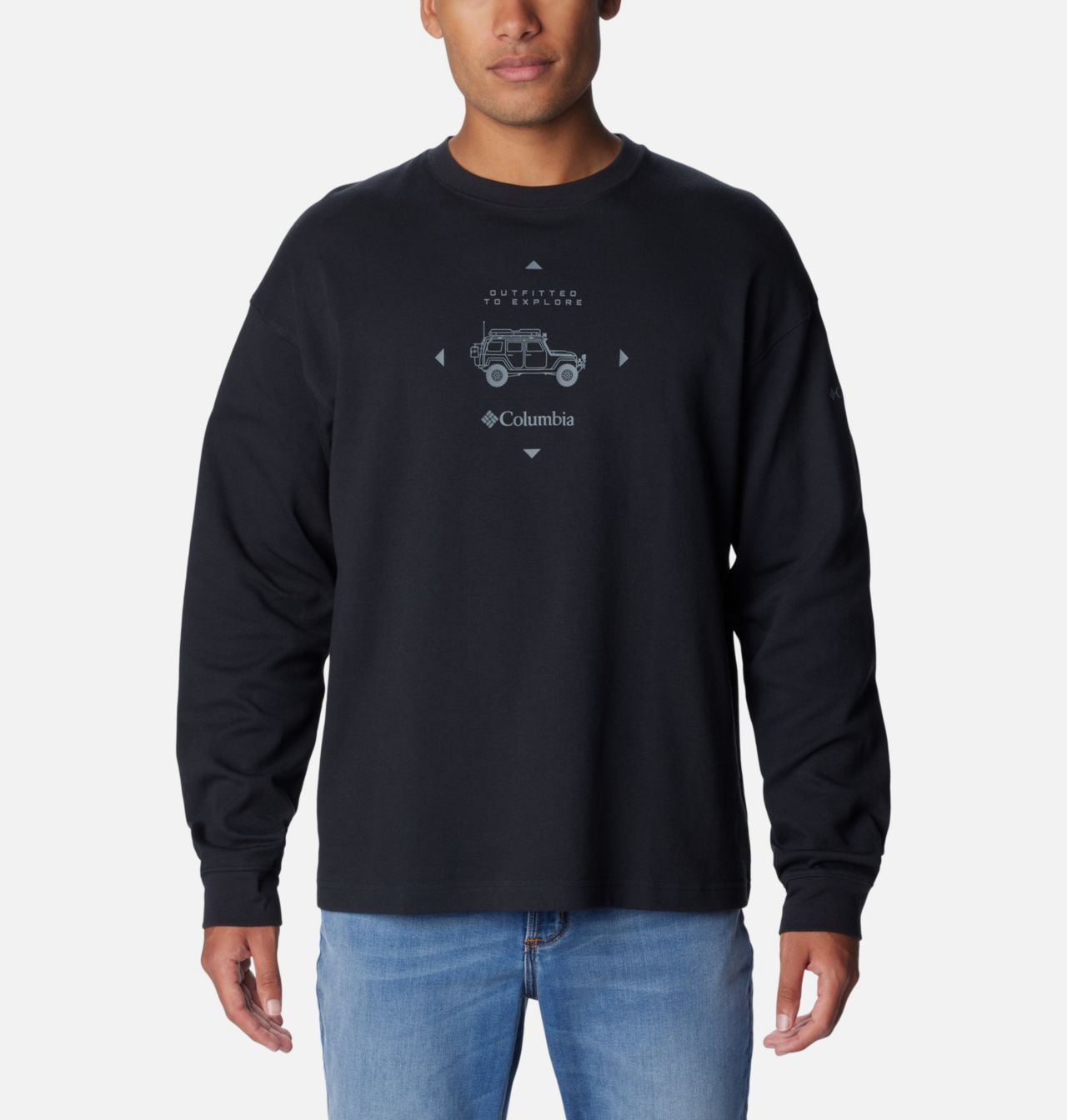 Men's Duxbery™ Relaxed Long Sleeve Crew 1