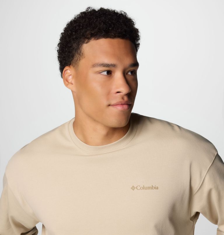 Men's Duxbery Relaxed Long Sleeve T-Shirt, Color: Ancient Fossil, Dolomites, image 5