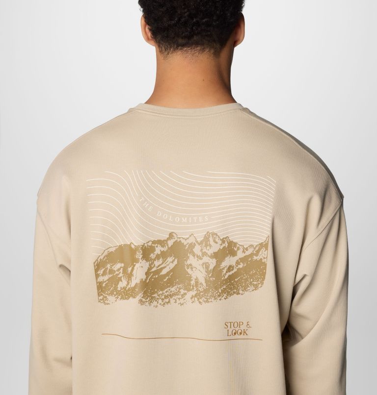 Men's Duxbery Relaxed Long Sleeve T-Shirt, Color: Ancient Fossil, Dolomites, image 6
