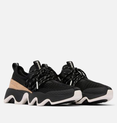 Women's Kinetic Impact II Lace Sneaker, Color: Black, Honest Beige, image 6