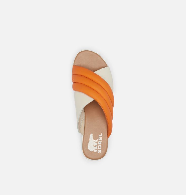 Women's Cameron Flatform Puff Wedge Mule Sandal, Color: Koi, Sea Salt, image 5