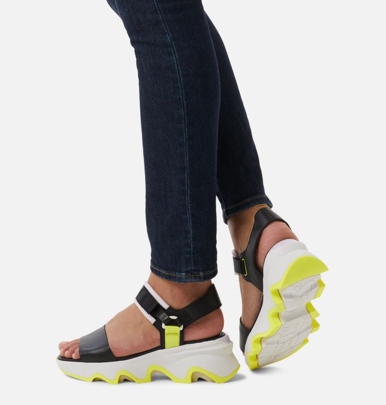 Women's Kinetic Impact Y-Strap High Sandal, Color: Black, Radiation, image 7