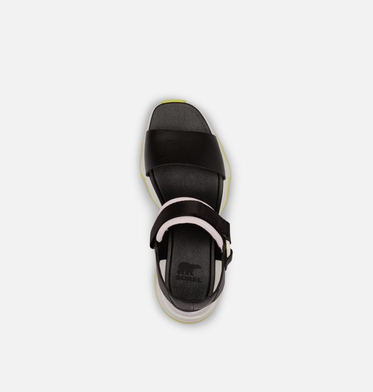 KINETIC Impact Y-Strap High Women's Wedge Sandal, Color: Black, Radiation, image 5