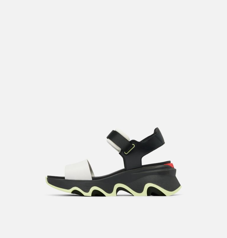 KINETIC Impact Y-Strap High Women's Wedge Sandal, Color: Black, Jet, image 4