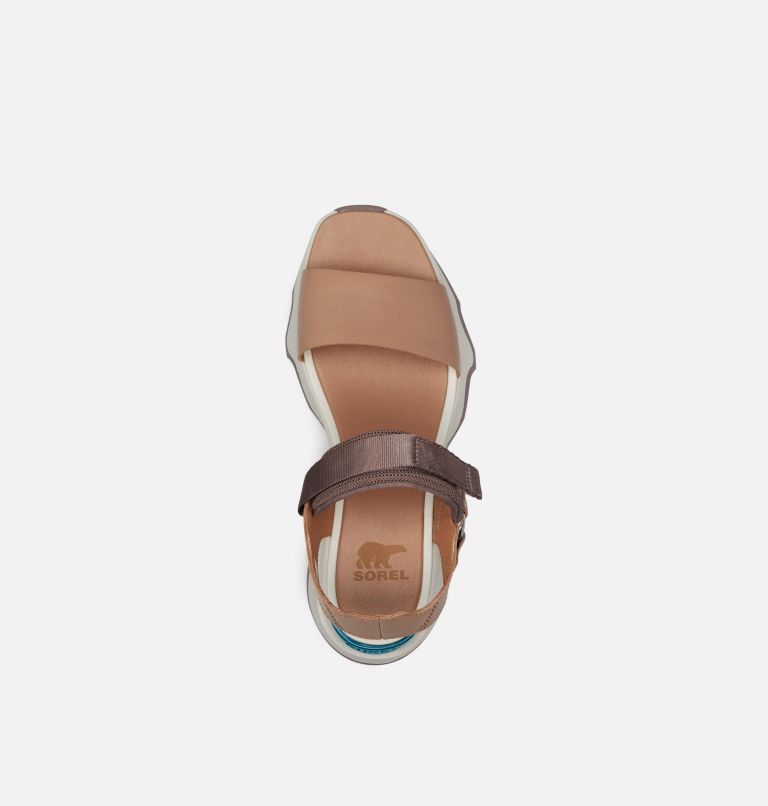 Women's Kinetic Impact Y-Strap High Sandal, Color: Honest Beige, Chalk, image 5