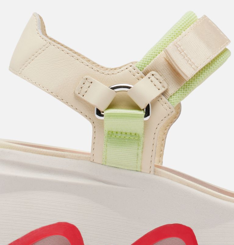 Thumbnail: Kinetic Impact Y-Strap High Sandale für Frauen, Color: Honey White, Luminous Lime, image 9