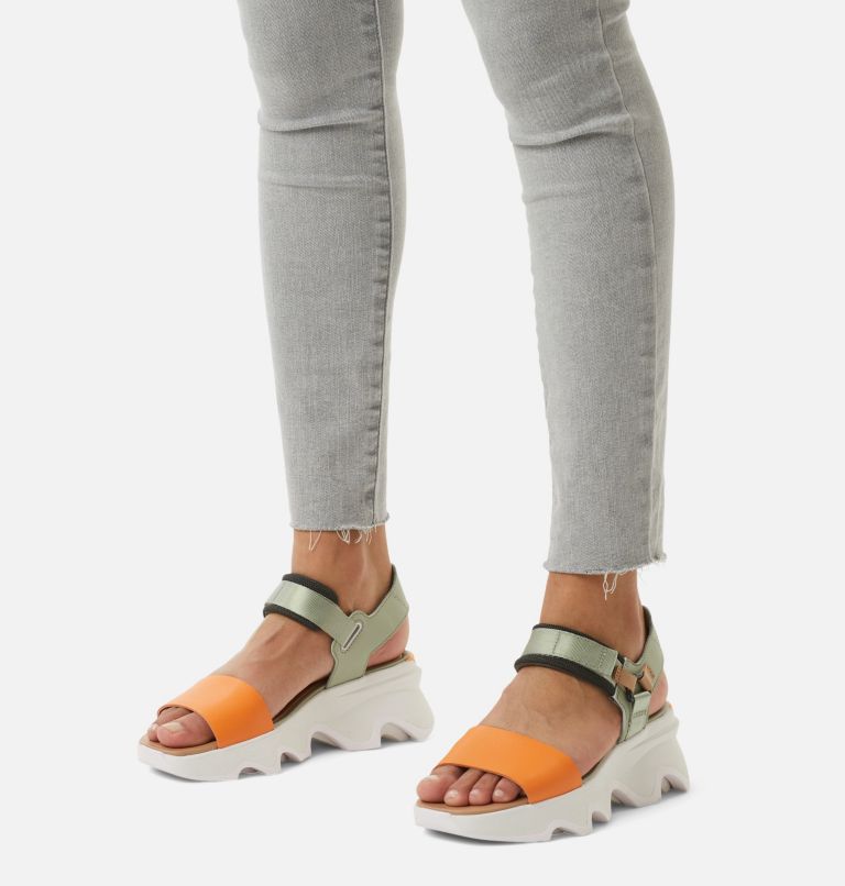 Women's Kinetic Y-Strap High Sandal, Color: Safari, Dreamy, image 7