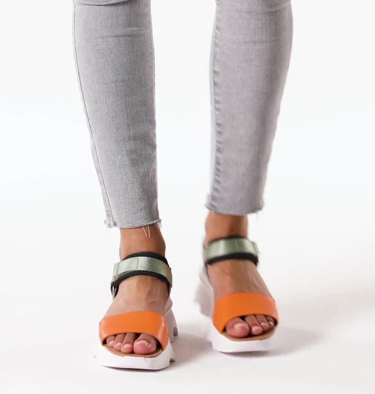 Women's Kinetic Y-Strap High Sandal, Color: Safari, Dreamy