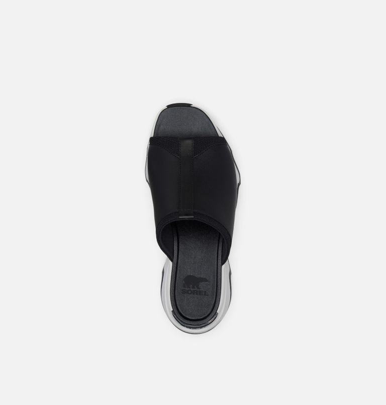 KINETIC Impact Slide High Women's Wedge Sandal, Color: Black, Sea Salt, image 5