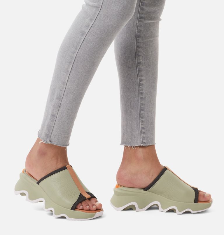 KINETIC Impact Slide High Women's Wedge Sandal, Color: Safari, Dreamy, image 7