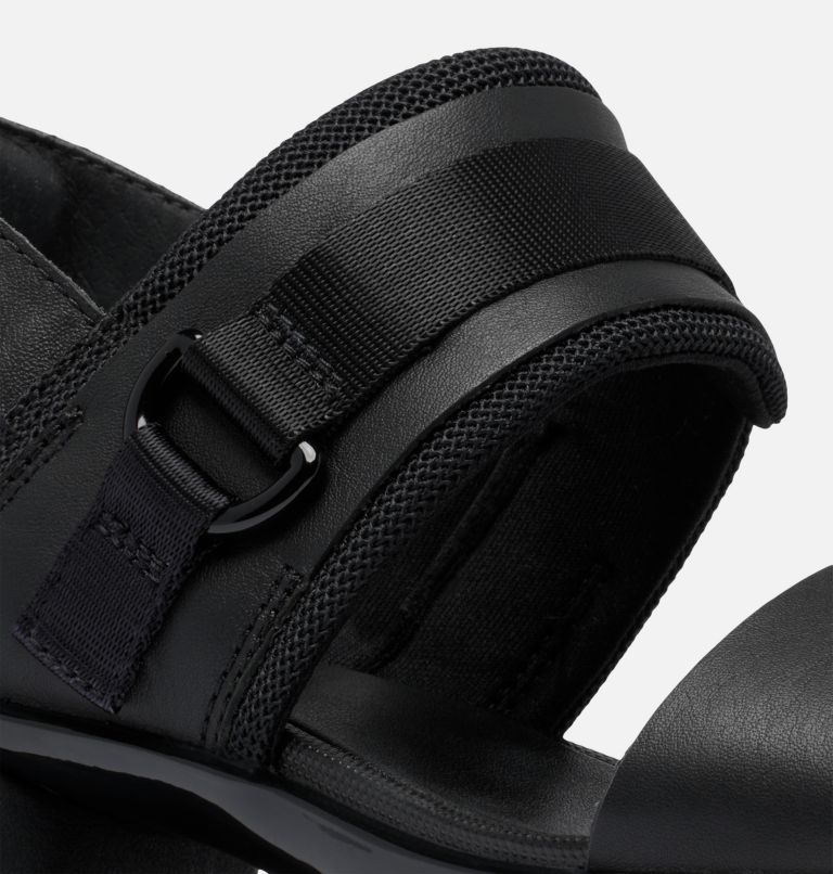 No Doubt Buckle Slider Sandals in Black