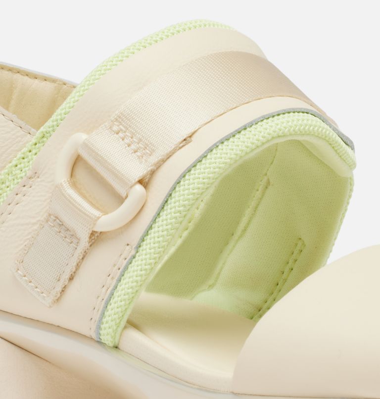 KINETIC Sandales Impact à talon à bride arrière pour femme, Color: Honey White, Luminous Lime, image 9