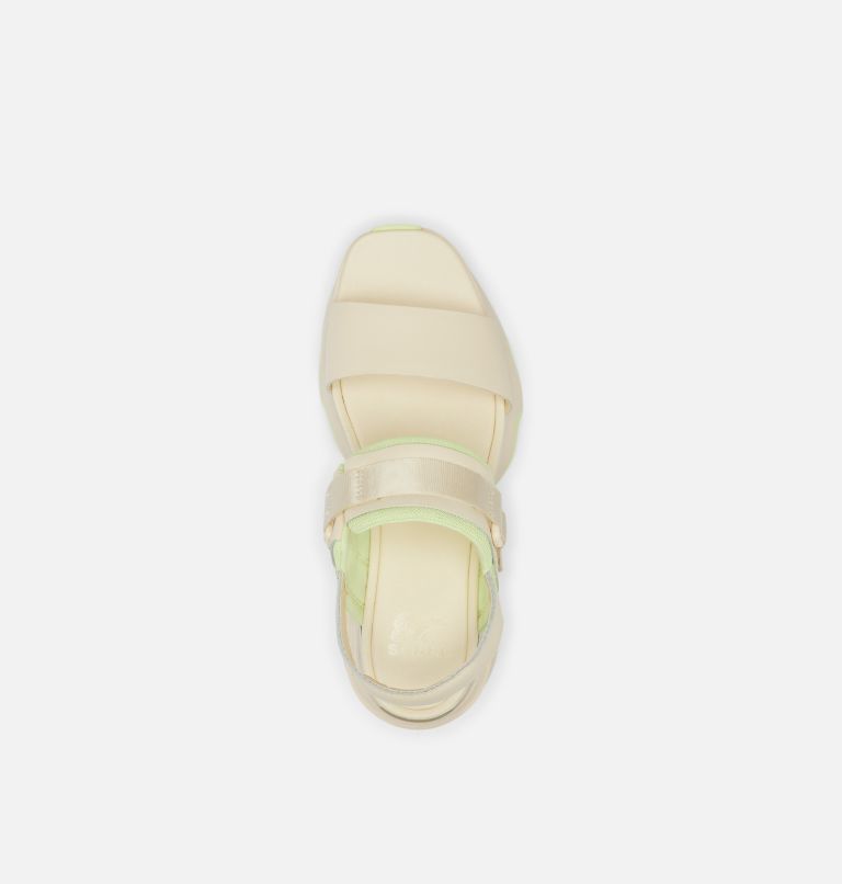 KINETIC Sandales Impact à talon à bride arrière pour femme, Color: Honey White, Luminous Lime, image 5
