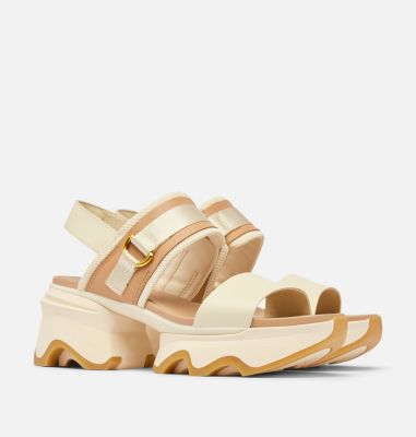 KINETIC Impact Slingback Heel Women's Sandal, Color: Honey White, Sea Salt, image 10