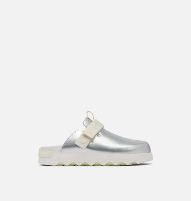 VIIBE Women's Clog, Color: Sea Salt, Luminous Lime, image 1