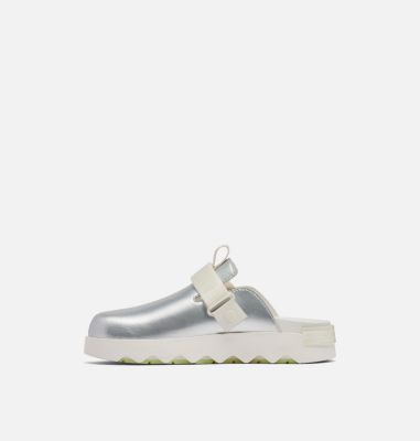 VIIBE Women's Clog, Color: Sea Salt, Luminous Lime, image 4